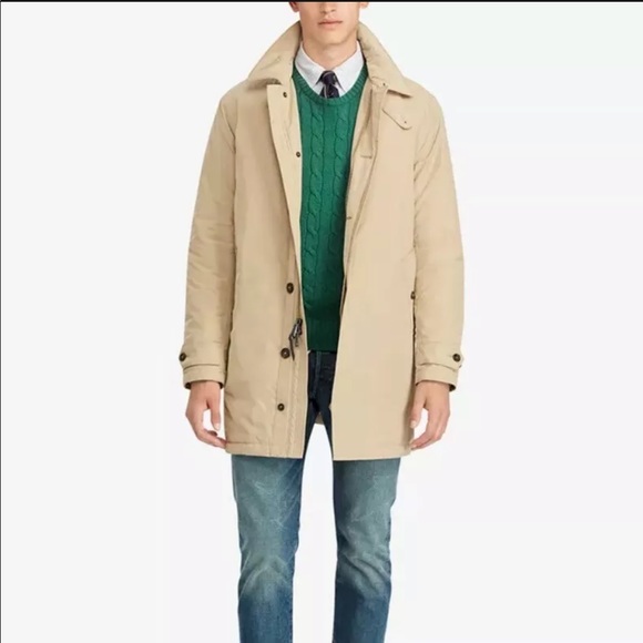 🆕Polo Ralph Lauren 🏇Water Repellent Commuter Coat Khaki Big & Tall Size 1XB - Picture 4 of 15